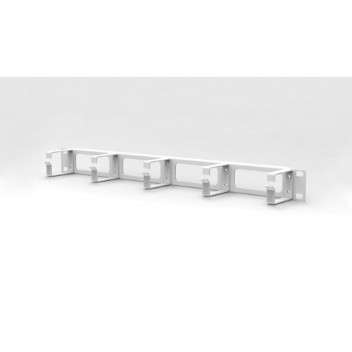 Органайзер кабельный горизонтальный 19” 5 колец QTECH QS-OG5K-1U