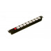 Блок силовых розеток горизонтальный QTECH QS-PDU-1U-2P25-7DR — фото 2